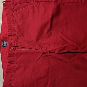 Mens Red J Crew pants